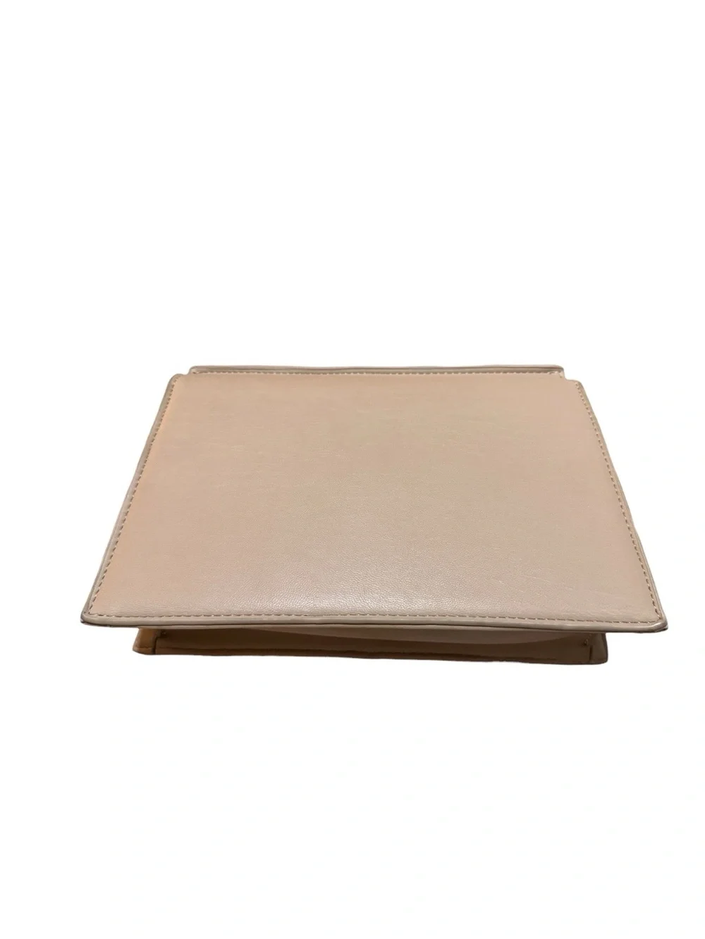 Badgley Mischka Taupe Vegan Leather Crossbody Bag NWT Logo Clasp
